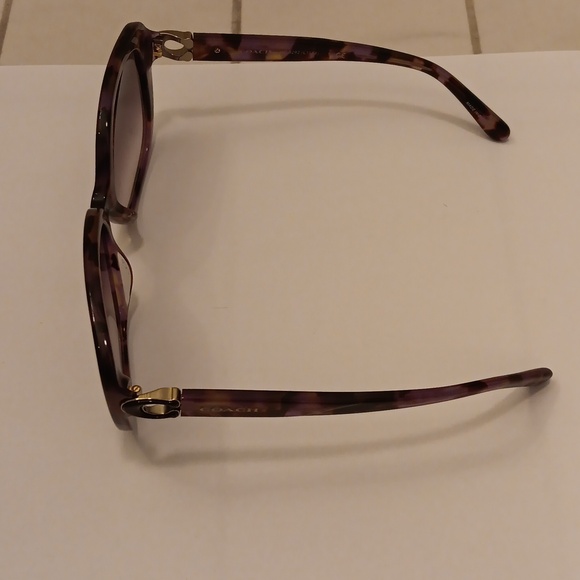 Coach purple tortoise sunglasses - Picture 7 of 9